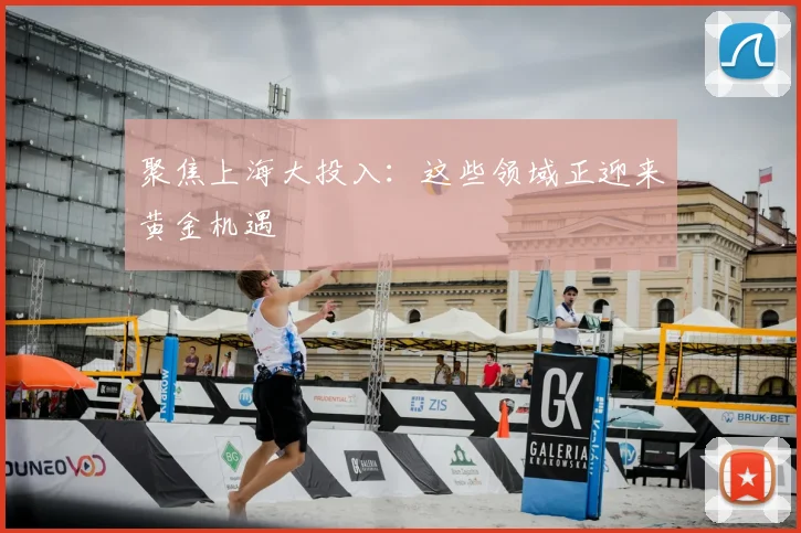聚焦上海大投入：这些领域正迎来黄金机遇