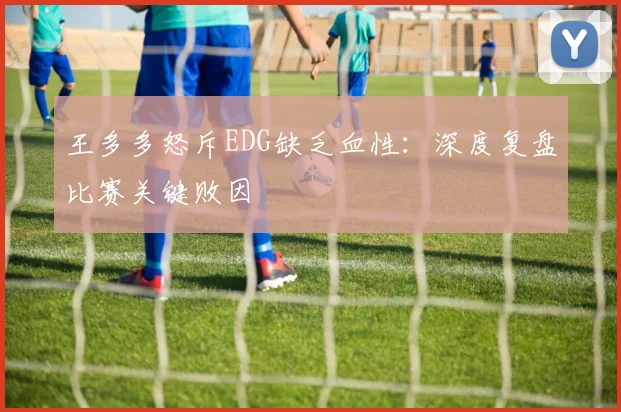 王多多怒斥EDG缺乏血性：深度复盘比赛关键败因